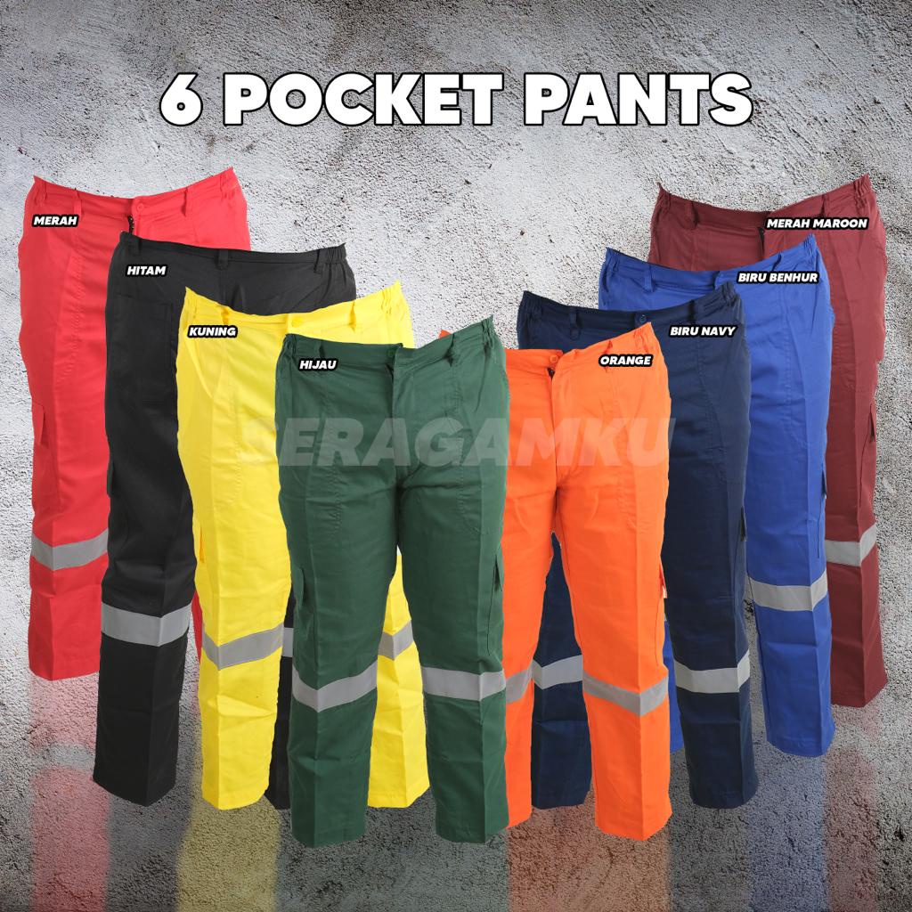 Wearpack Celana Werpack Safety Murah Celana Proyek Celana Kargo Kuning