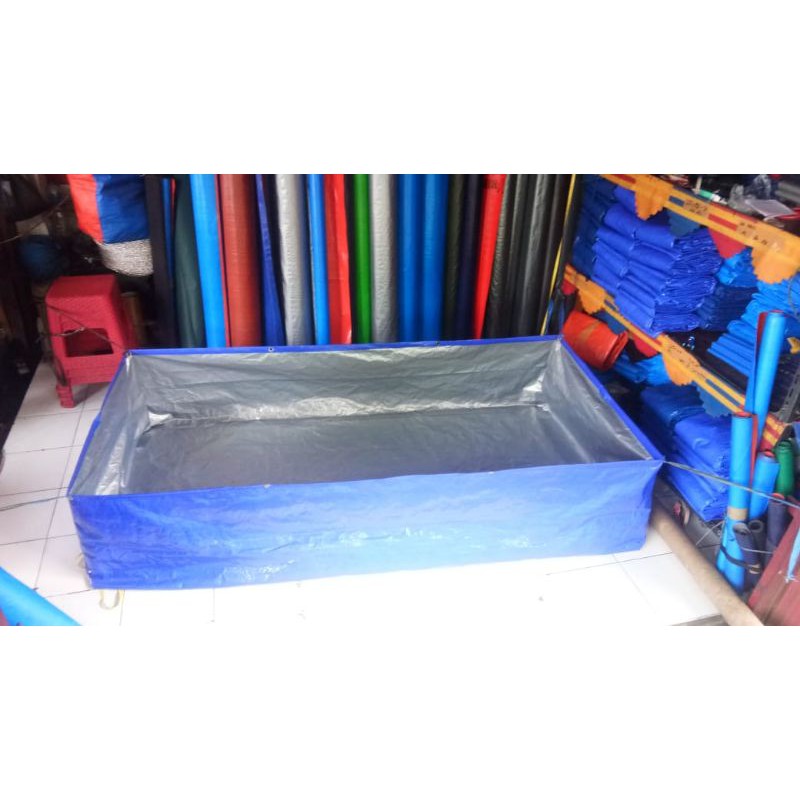 TERPAL KOLAM IKAN 200x100x50 A'3&amp;A5 KOREA