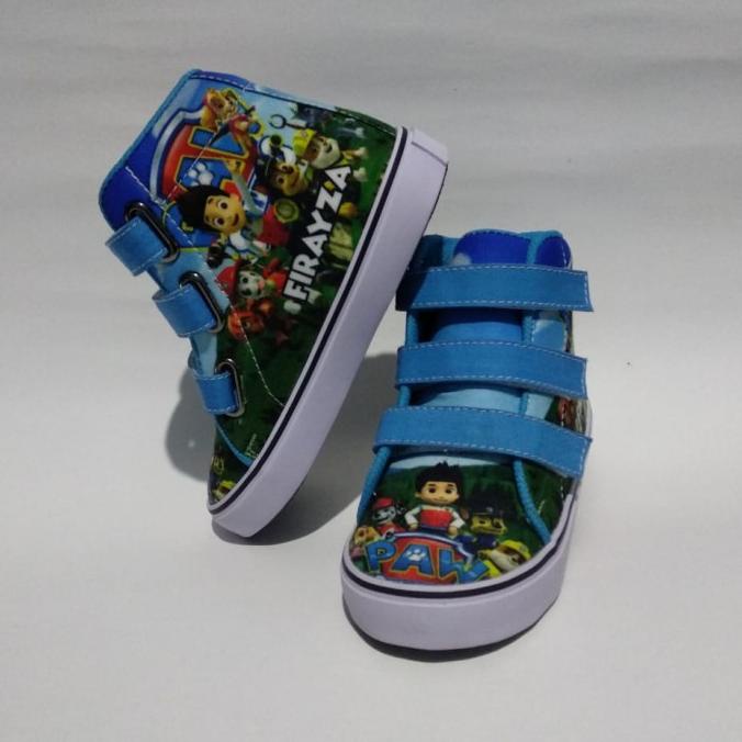 

(BISA COD) paw patrol/sepatu anak karakter custom/ free cetak nama & foto DISKON Kode 1154