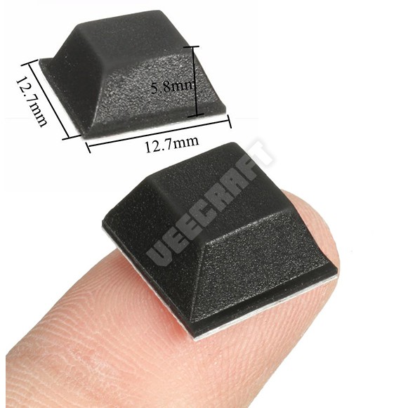 

Bantalan Karet Kotak 12mmx12mm Isi 10 Pcs