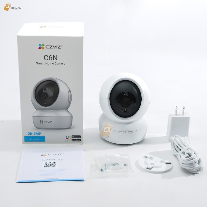 EZVIZ C6N 4MP 2MP Smart Wi-Fi Pan &amp; Tilt IP Camera IPCAM Garansi Resmi