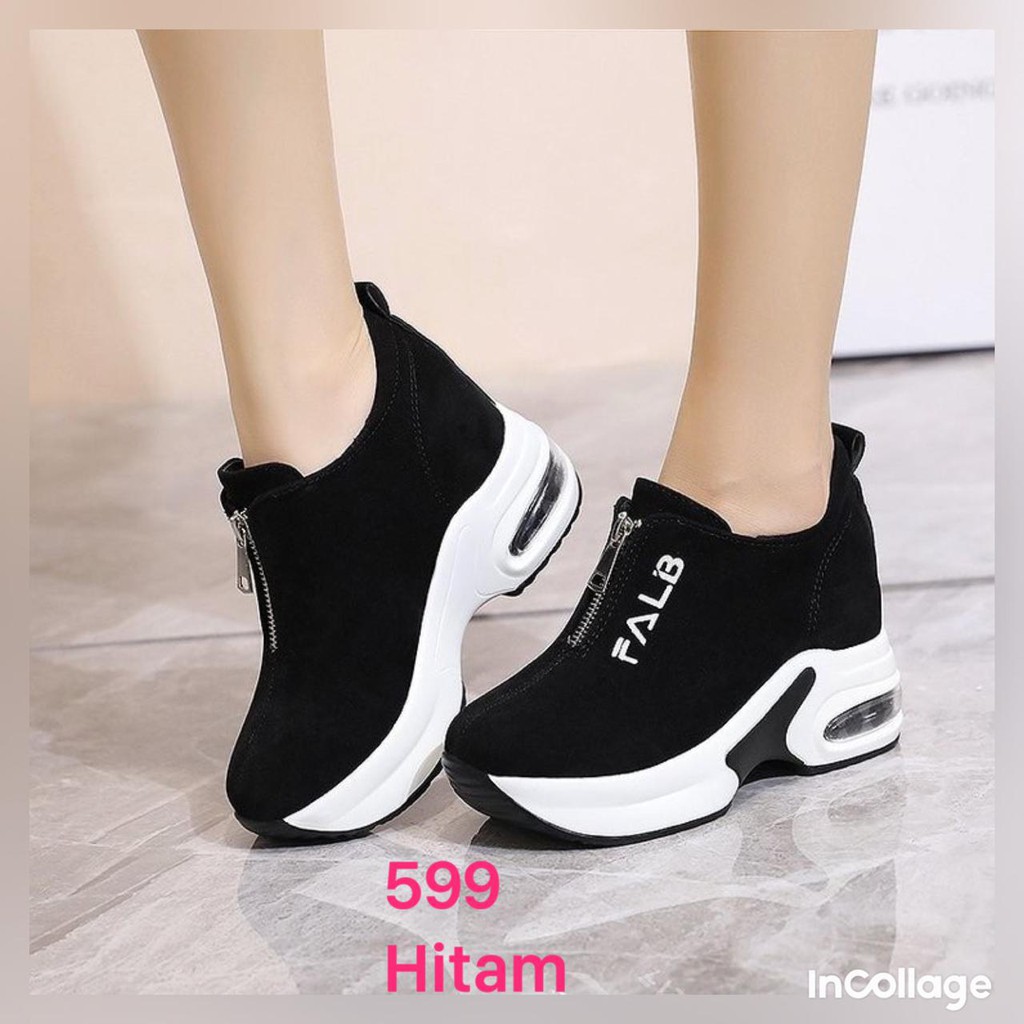 SEPATU WEDGES WANITA IMPOR KOREA 599