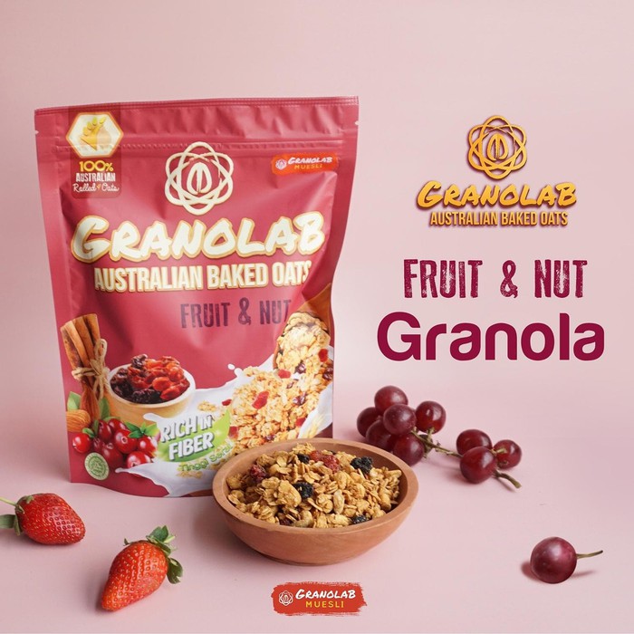 

Granolab Fruit & Nut 210gr