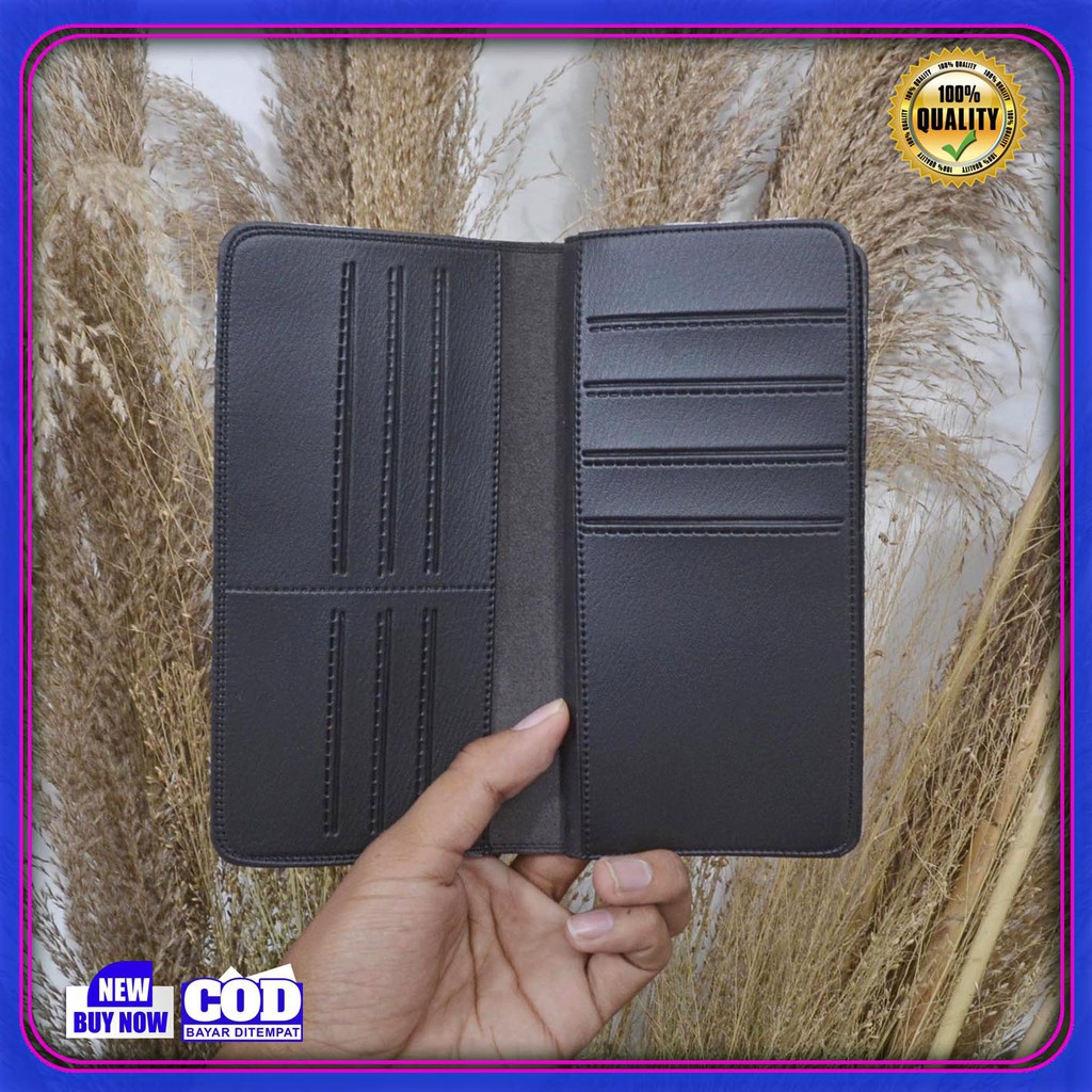 Dompet Grosir Panjang Original Simple Elegan Keren Bahan sintetik PVC Premium