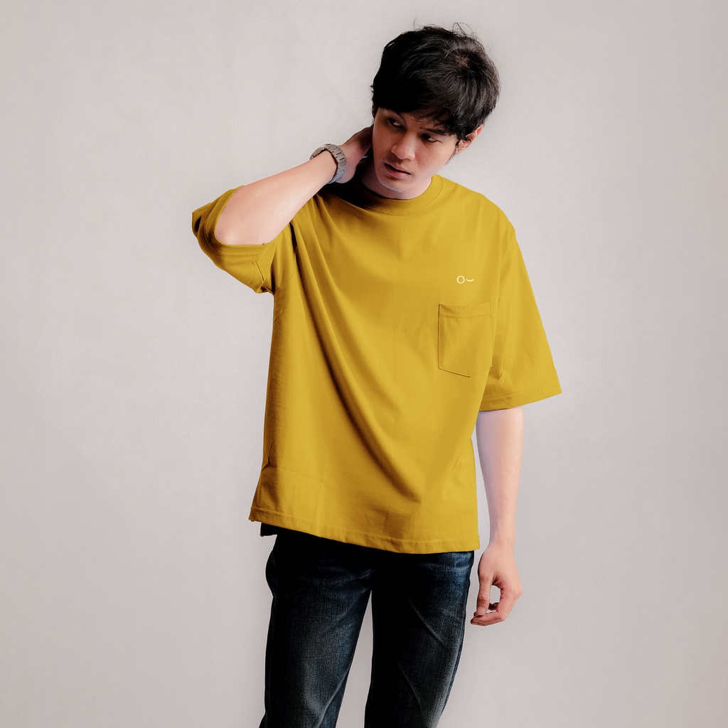 JOHNJILL - Kaos Oversize Short Sleeve + saku_