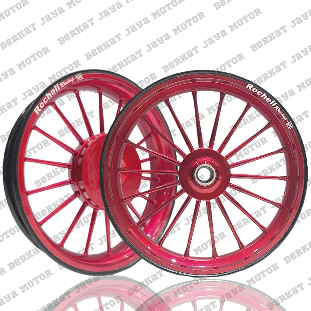 [SIAP KIRIM] VELG PELEK ROCHELL MODEL DAYTONA BEAT,VARIO,SCOOPY RING 14 MERAH