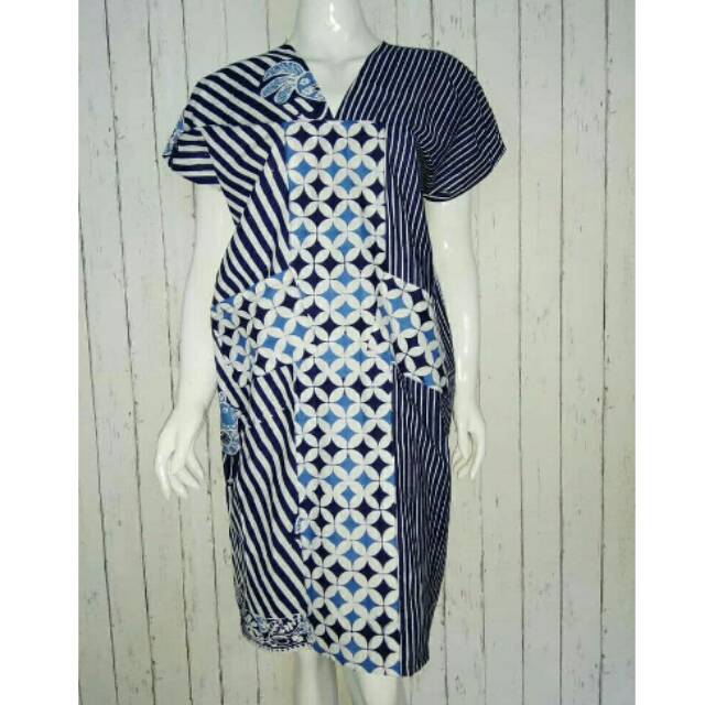 Dress Ayesha | Dress Casual Batik Cap Premium All Size