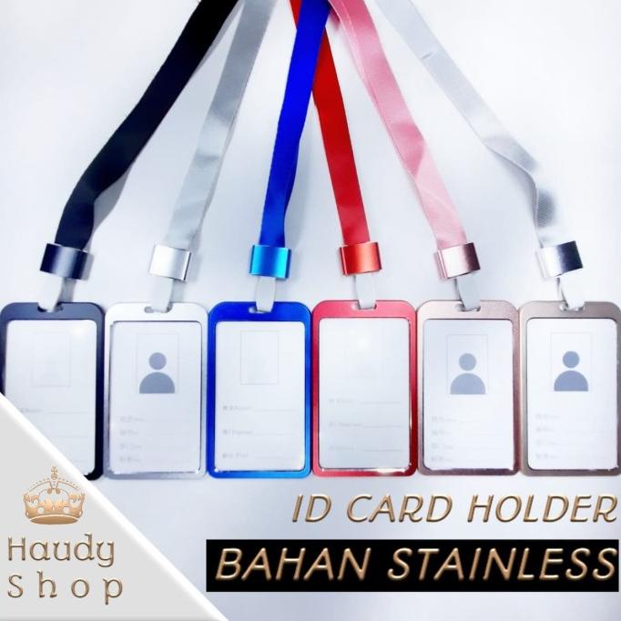 

BAYAR COD ID CARD HOLDER / ID CARD STAINLESS / NAME TAG / GANTUNGAN NAMA CUCI GUDANG Kode 1201
