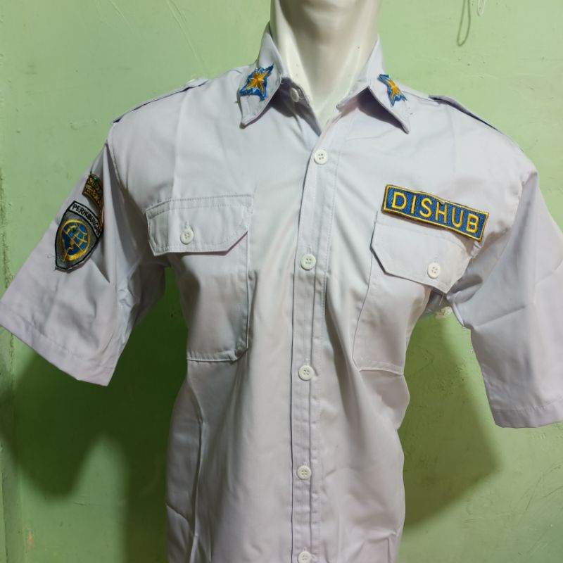 BAJU PDH PUTIH/ PNS/DISHUB/KEMENHAN