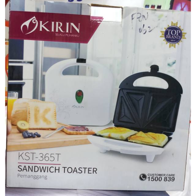 TOASTER KIRIN KST 365T - PEMANGGANG ROTI KIRIN - KIRIN TOASTER KST 365 - TOASTER SEGITIGA KIRIN - TO