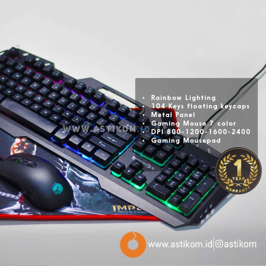 Keyboard Mouse Gaming Combo Imperion X2 Mark II | By Astikom