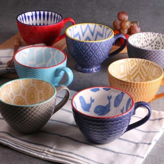 Cangkir Coffee Teh / Cangkir Ceramic / Cangkir Keramik Kopi Unik