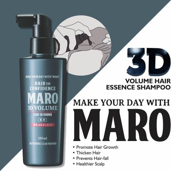3y0g maro vitamin & serum rambut 3d volume hair essence 0hk5