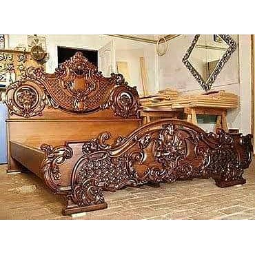 Ranjang KayuTempat Tidur/Dipan Kasur Jati Murah