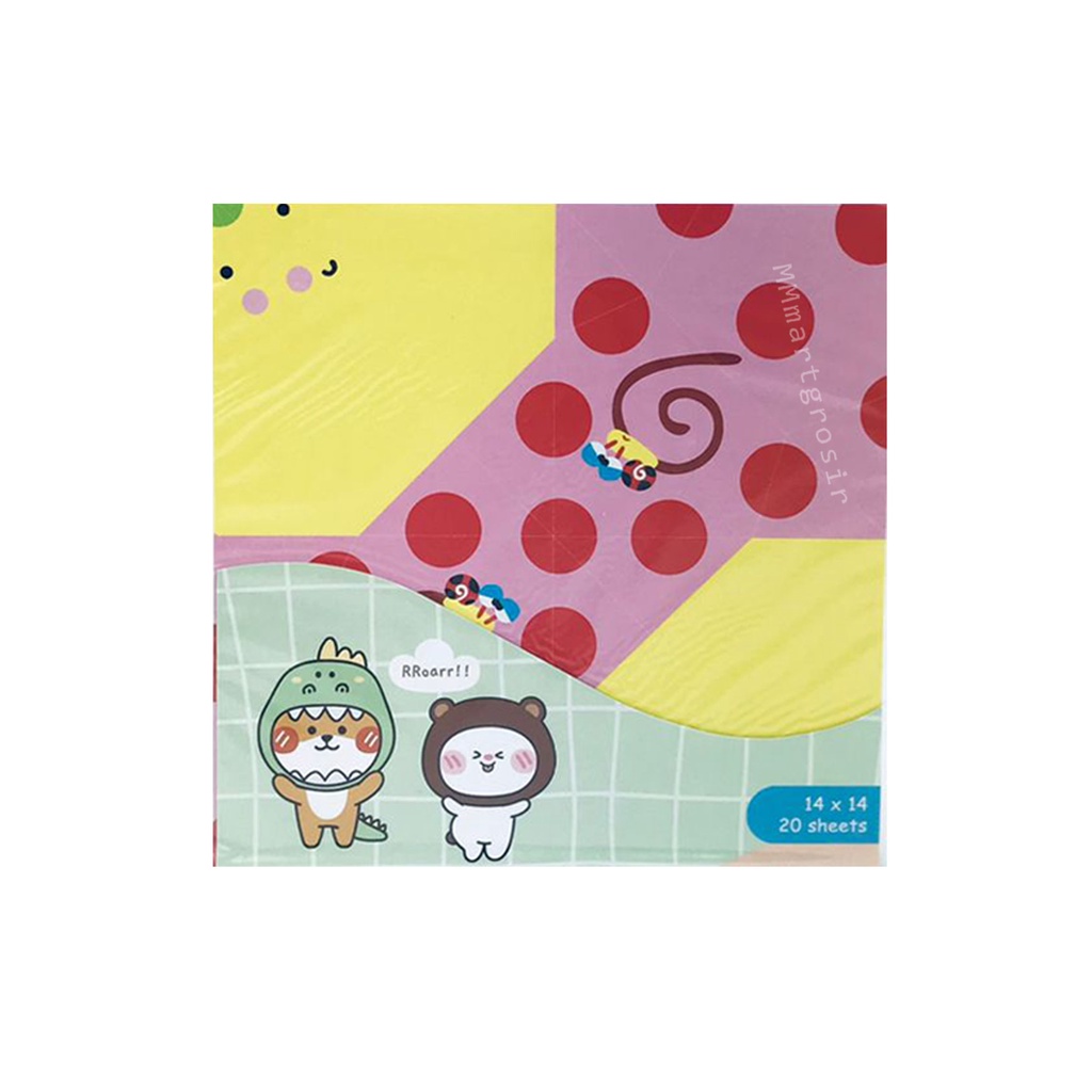 Kiky / Kertas lipat origami / Enchantimals Atp80 / Uk.14x14 20sheets
