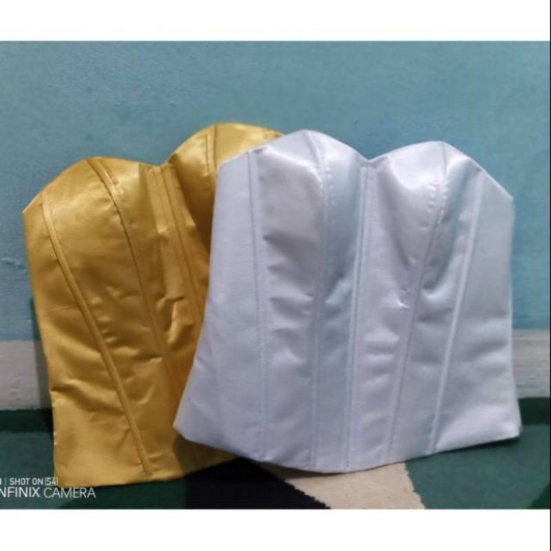 KAMISOL BUSTIER SATIN LONGTORSO kEMBEN DALEMAN KEBAYA