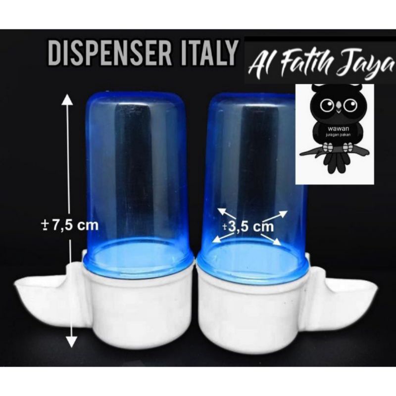 cepuk tabung dispenser italy