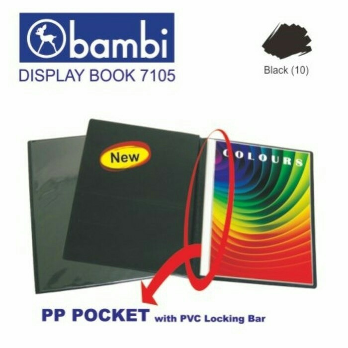 

display book PP pocket folio flexible Bambi