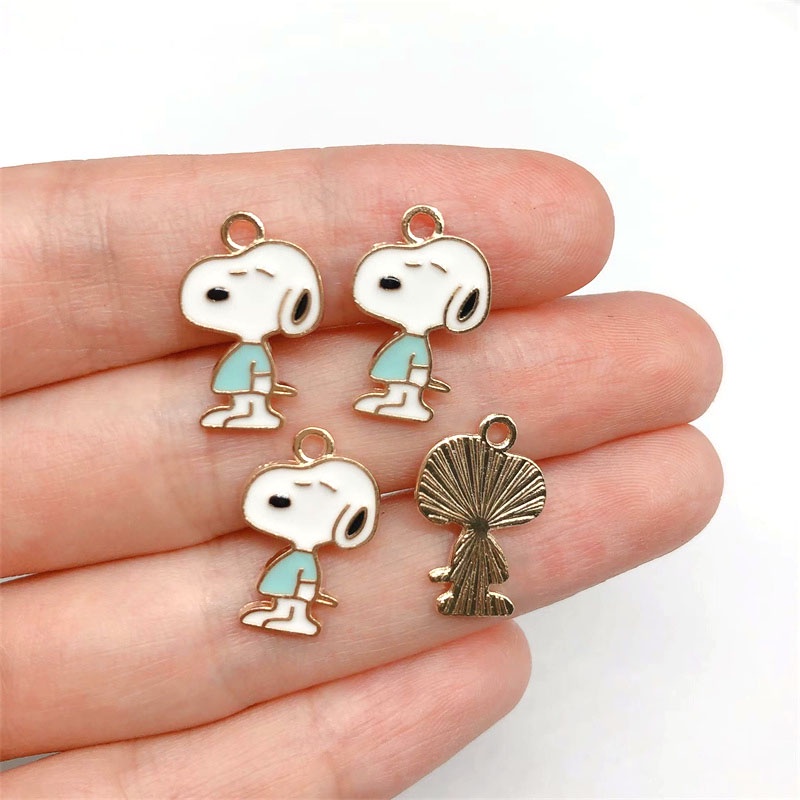 4pcs Liontin Enamel Bentuk Gog Bahan Alloy Untuk Membuat Perhiasan