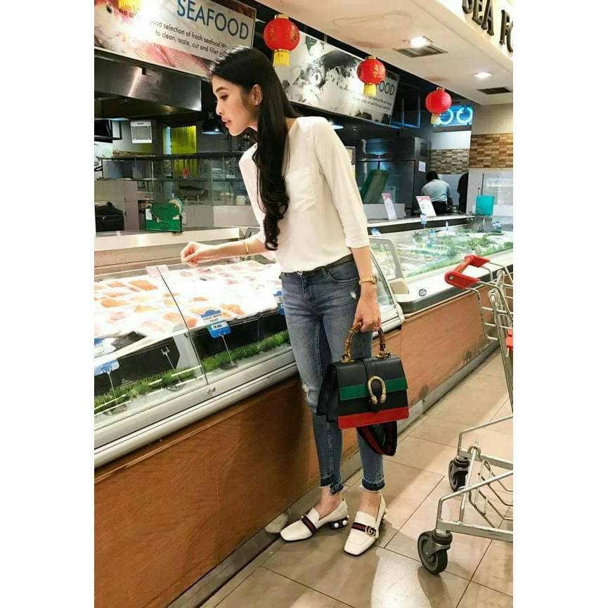 TAS WANITA TERBAIK BERKUALITAS TINGGI GUCCI Dionysius Bamboo 0688tas wanita brandedtas dewi  DH314