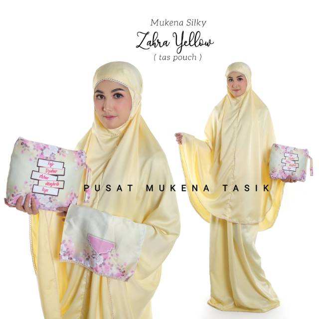 MUKENA SILKY DEWASA RENDA ZAHRA | PUSAT GROSIR BELI MUKENA MURAH BALI ZAHRINI + BONUS SEJADAH