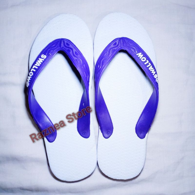 Sandal swallow size 10 10,5 Biru ungu hijau
