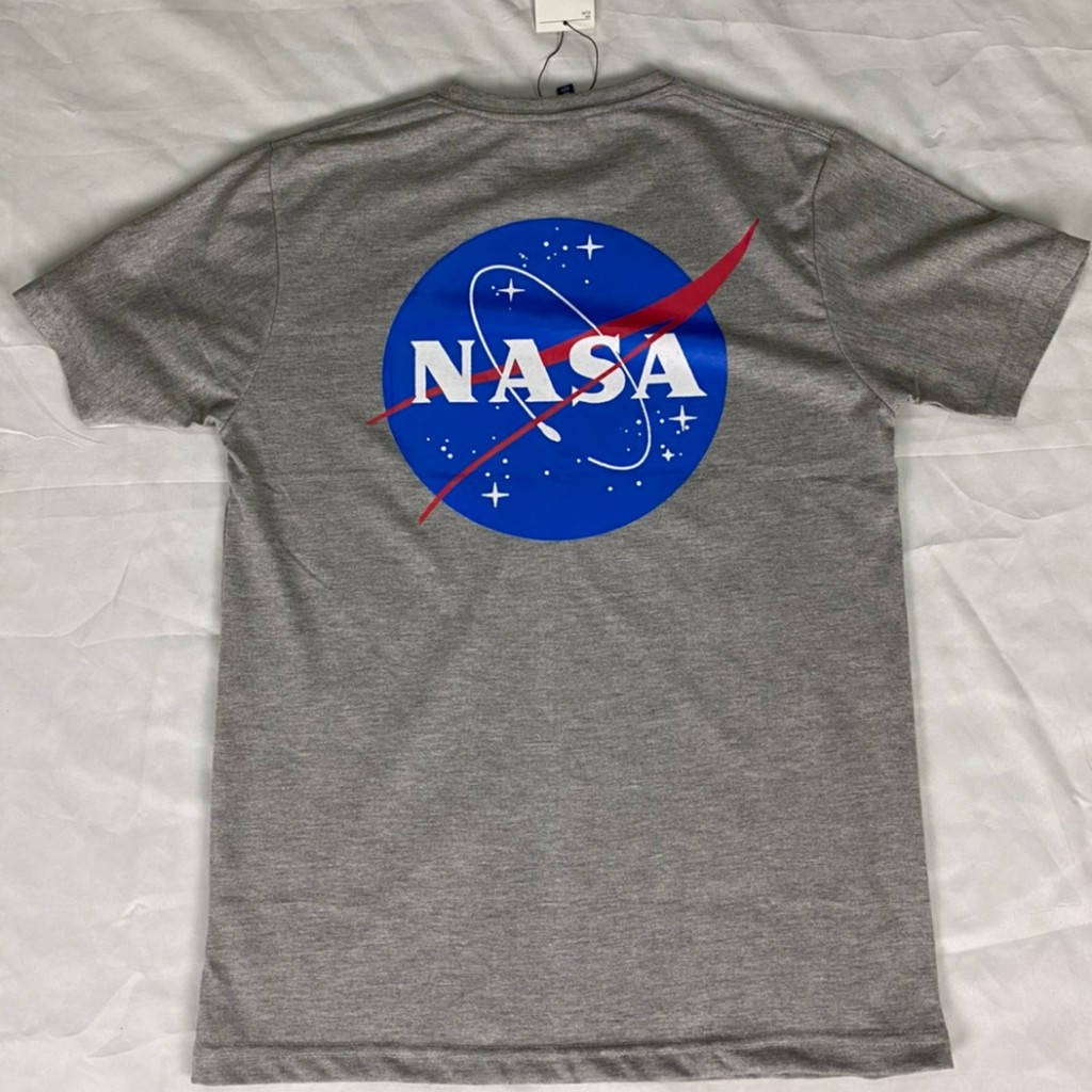 H&amp;M Tee NASA Grey / Kaos HnM Original Pria Wanita