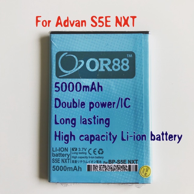 (P) Baterai batre battery Advan S5E NXT double power/IC Oriens88