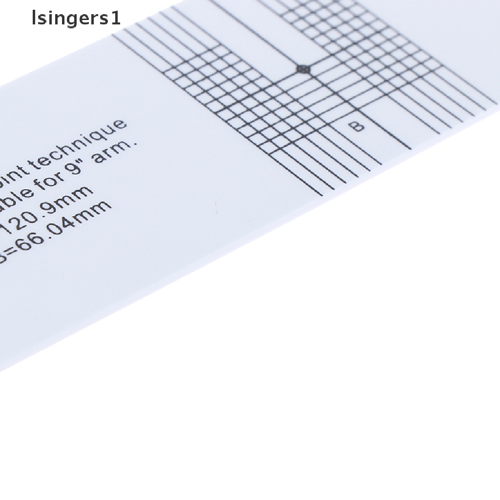 (lsingers1) Cartridge Stylus Phono Turntable Untuk Aksesoris Protractor Phonograph