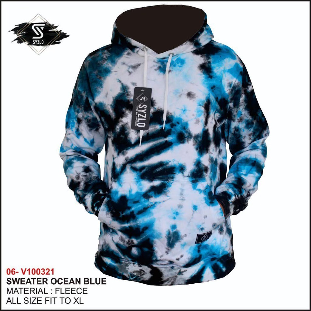 JAKET SWEATER HOODIE MOTIF WASHING PRIA WANITA - JAKET TIE DYE TERBARU - OOTD INDO - JAKET TYEDYE