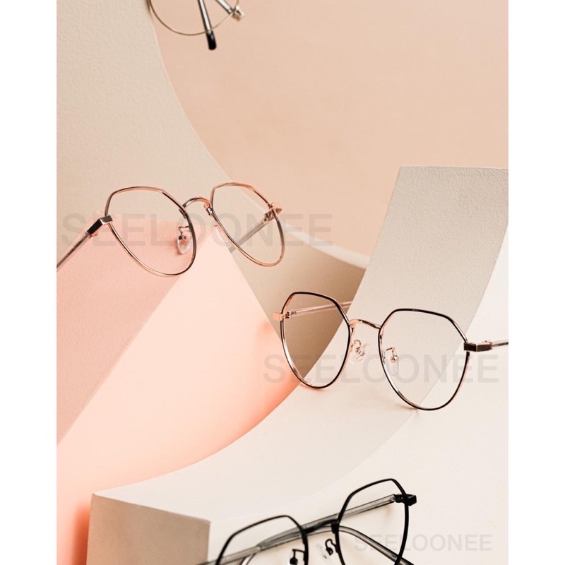 Preloved kacamata seeloonee tipe Aurielle Rose Gold