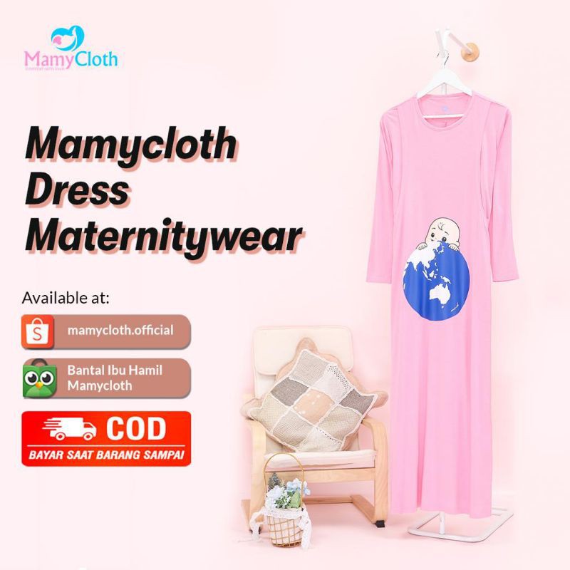 Dress Ibu Hamil dan Menyusui / Dress Mamycloth / Rekomendasi