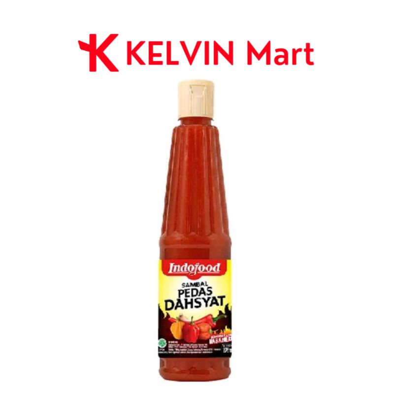 

Indofood Sambal Pedas Dahsyat Btl 275mL | KELVIN Mart