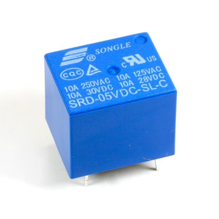 Relay 5V 10A Songle SRD-05VDC-SL-C 5pin DC 5 kaki