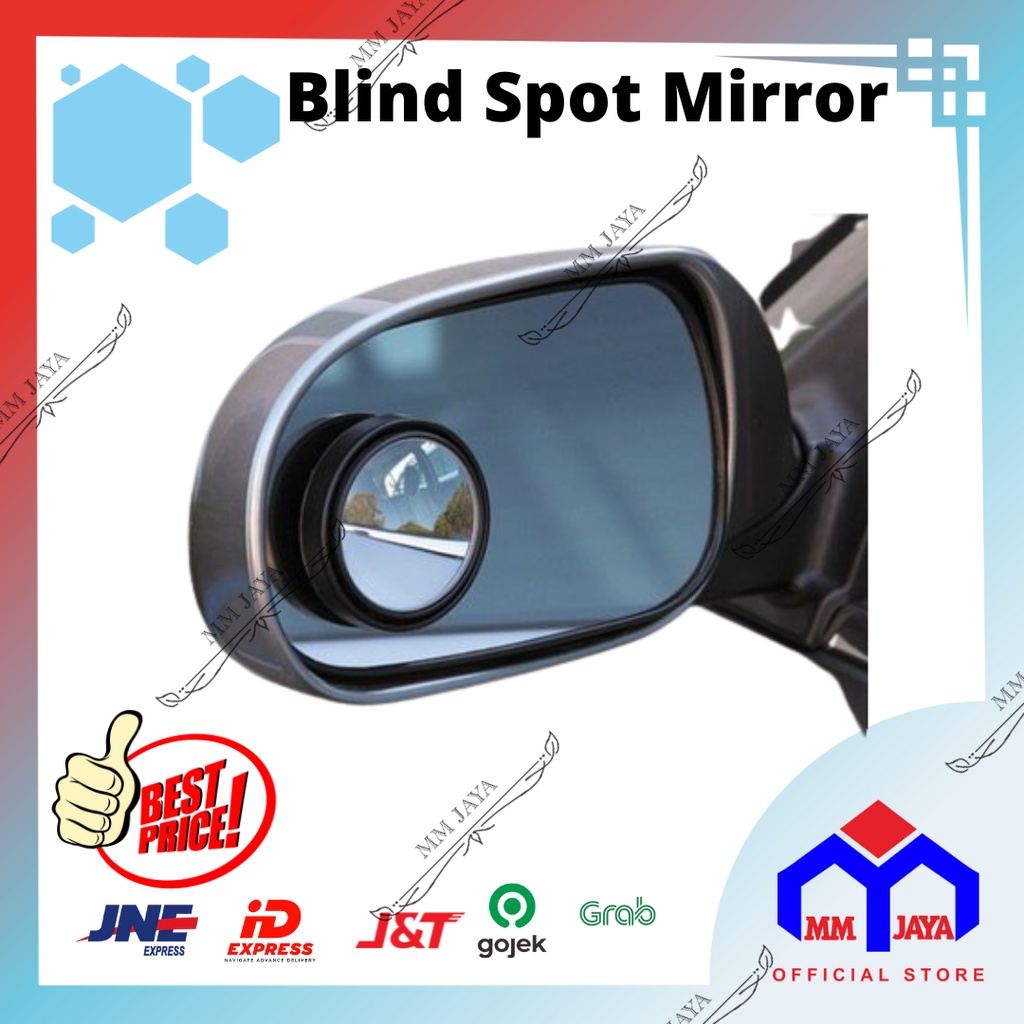 Blind spot Mirror / Kaca Cembung 1pcs Tambahan Untuk Spion (Wide Angle)