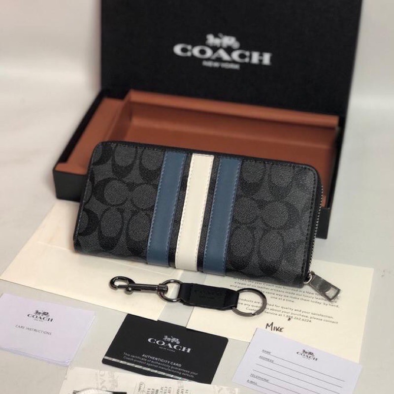 COACH LONG WALLET ORIGINAL / DOMPET PANJANG PRIA ORIGINAL