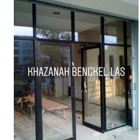 PARTISI KACA / KUSEN / PINTU KACA / JENDELA KACA / gamis aksara jawa terbaru twill ori ld 110 busui