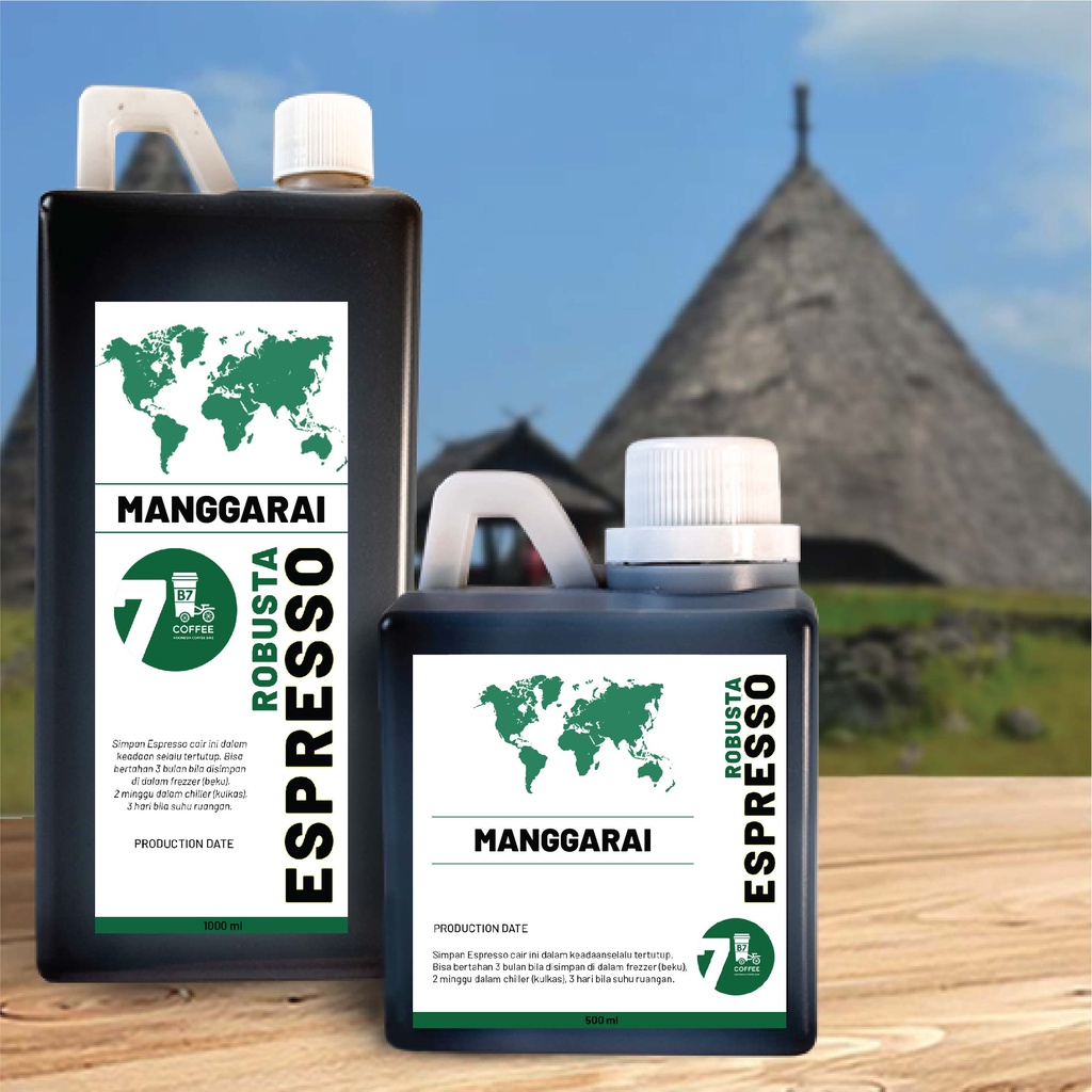 

MANGGARAI Espresso Cair Kafein / Konsentrat Kopi 1 Liter - Robusta