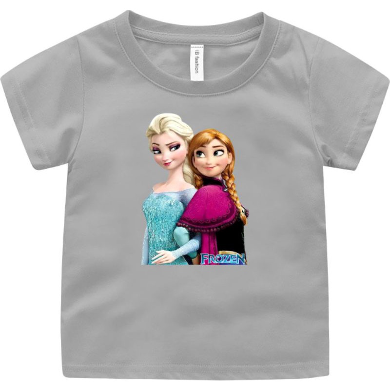 ((IB))KAOS ANAK PEREMPUAN/FROZEN DIGITAL SABLON