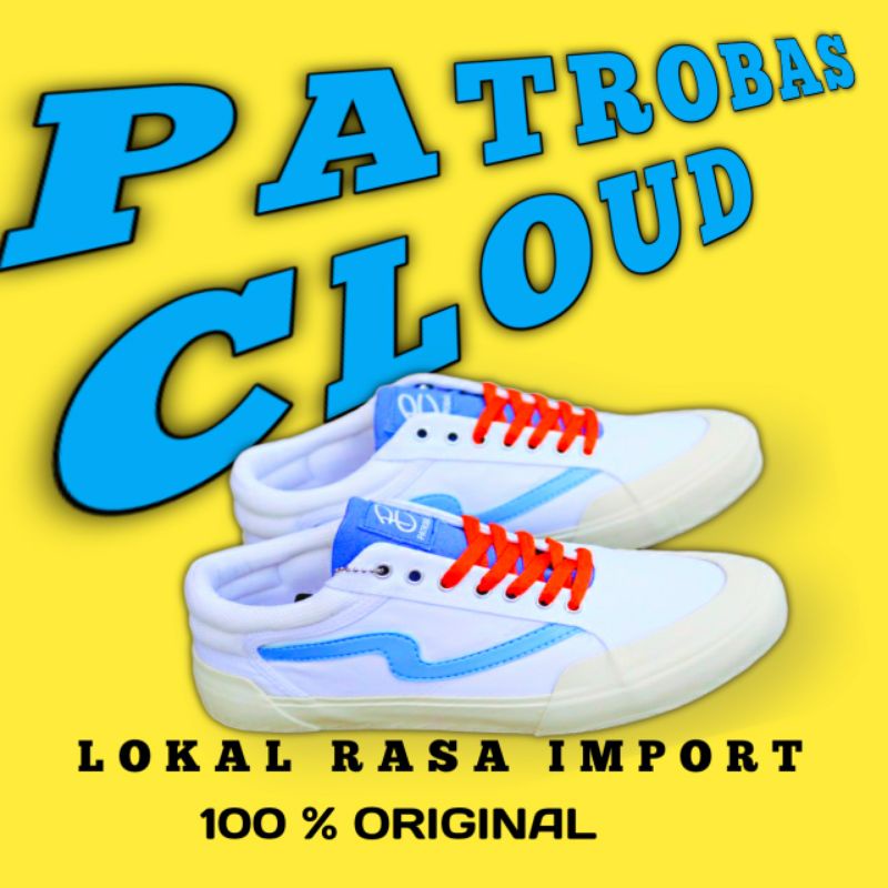 Sepatu patrobas cloud blue white versi jawa tengah