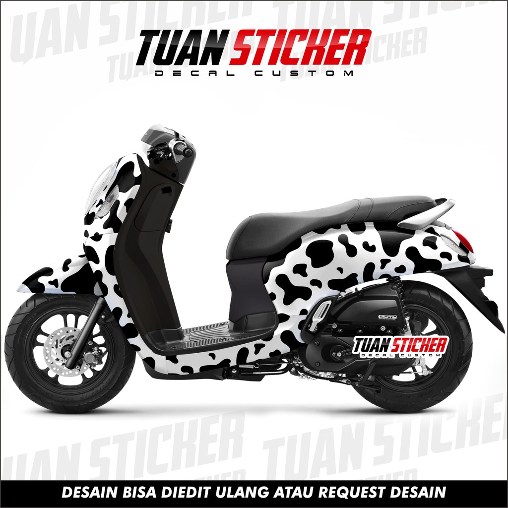 Sticker Striping Decal Scoopy 2021, sticker scoopy 2021, striping scoopy 2021 stiker scoopy 2021 cow