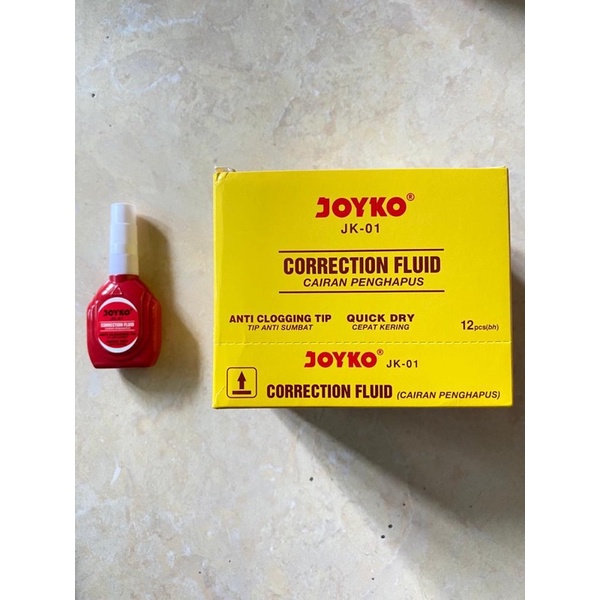 

CORRECTION FLUID CAIRAN KOREKSI PENGHAPUS CAIR TIPE X JOYKO JK-101A