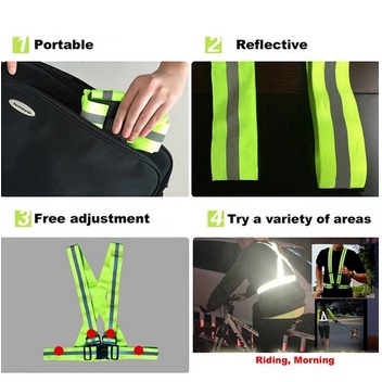 Rompi safety Karet Safety Vest Scotligh Elastic reflective Rompi V