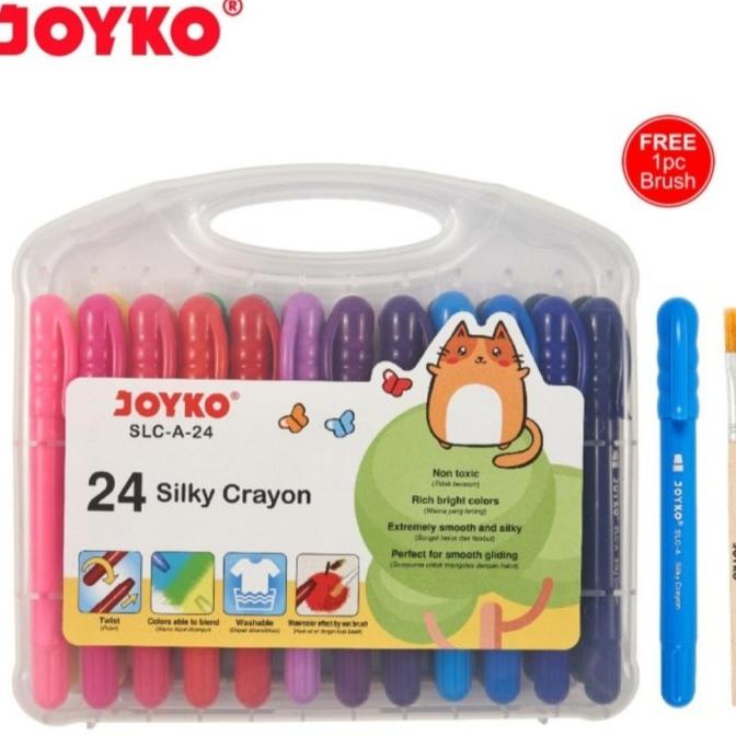 

PERALATAN MENGGAMBAR JOYKO SILKY CRAYON TWIST SLC-A-24 PERALATAN LUKIS