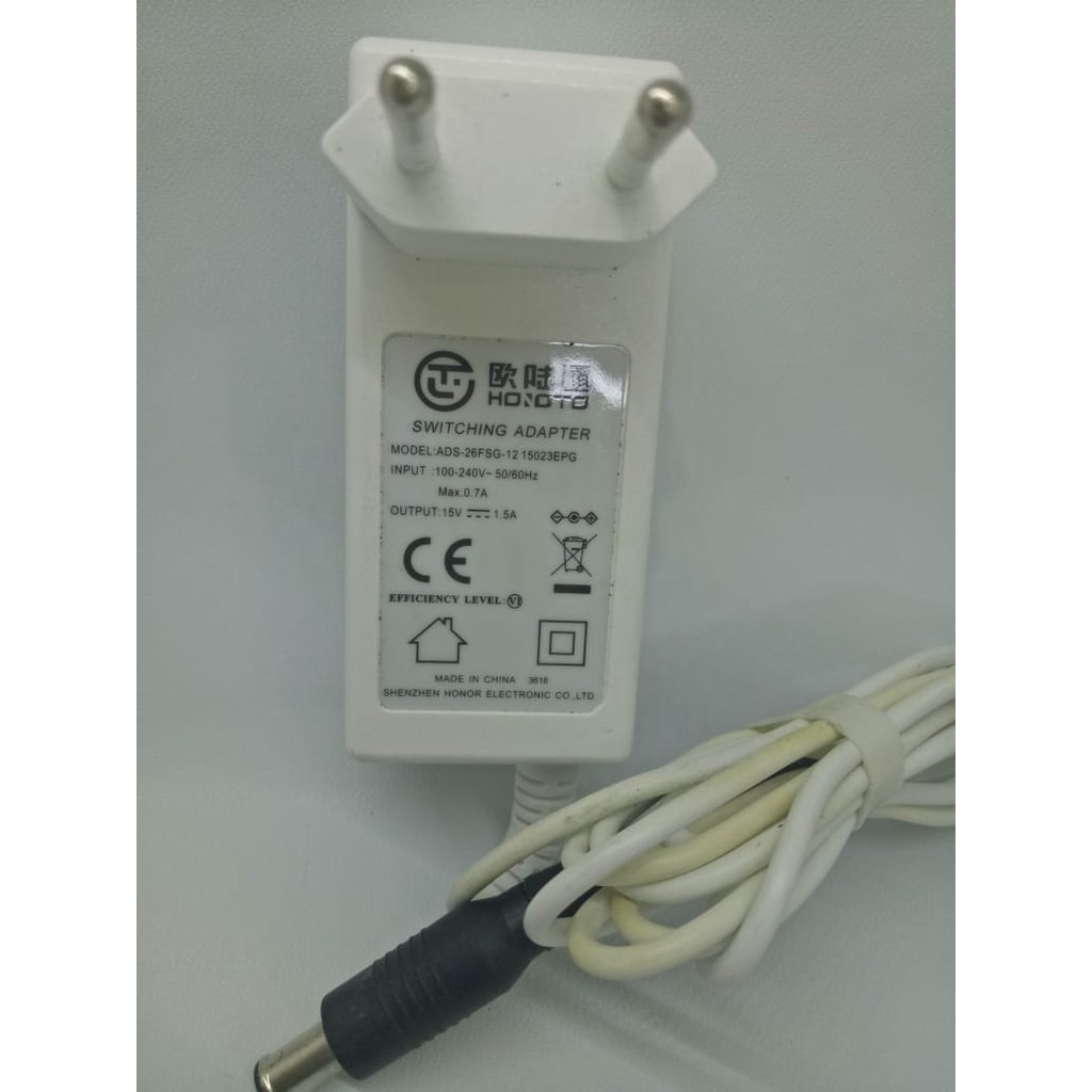 Adaptor Charger Monitor TV LED 15v 1.5a