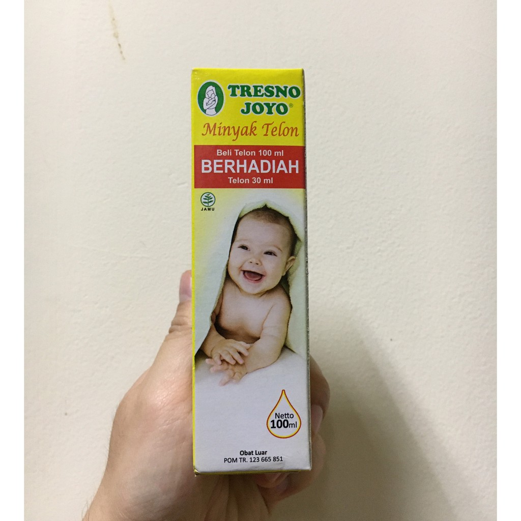 Minyak Telon Tresnojoyo 100 ML FREE KEMASAN 30 ML TELON HERBAL PLUS CITRONELLA