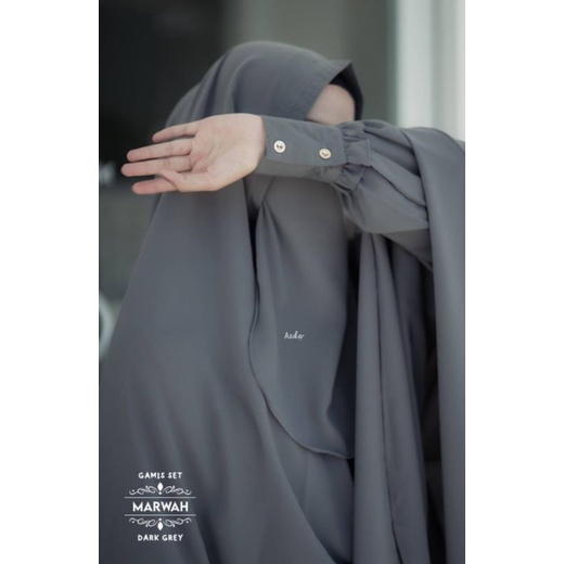 (BISA COD) GAMIS SET RASA TUNIK MARWAH BY AZDA
