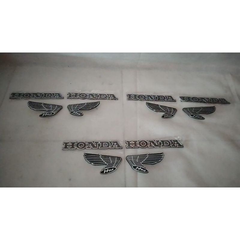 Emblem tangki cb Import  Emblem Logo Tangki Glatik Honda CB 125 CB 100  Emblem CB glatik tangki logo