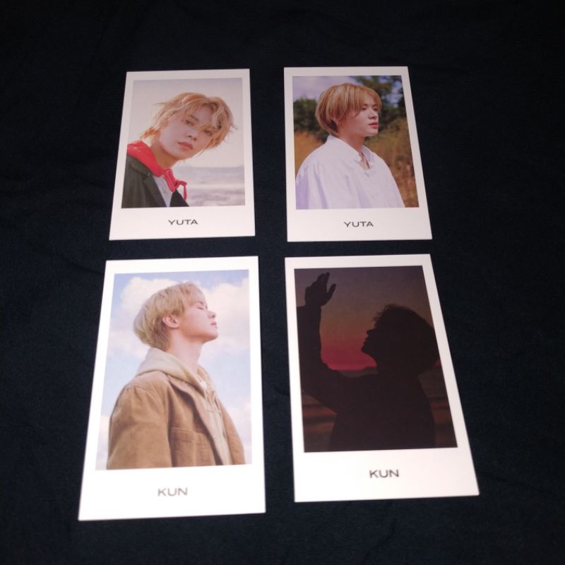 collectbook from home nct 2020 kun yuta polaroid