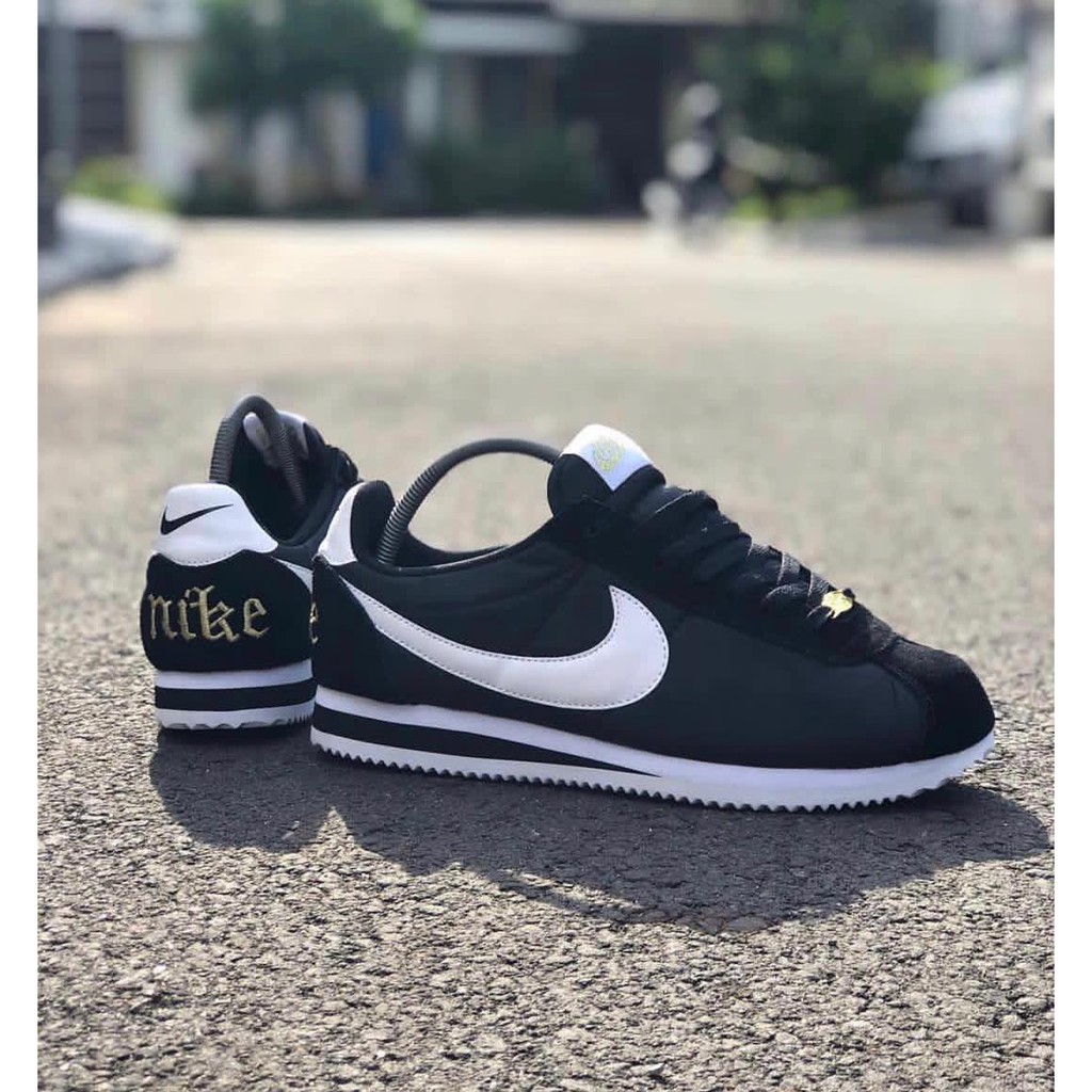 skating in nike cortez